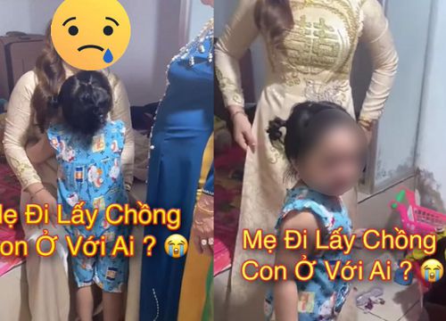 Câu chuyện "sóng gió" MXH hôm nay: Con gái khóc òa, ôm chặt khi mẹ đi lấy chồng và sự thật phía sau