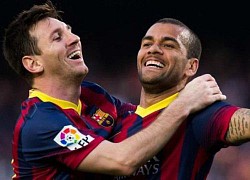 Dani Alves chính thức trở lại Barca, Messi xốn xang