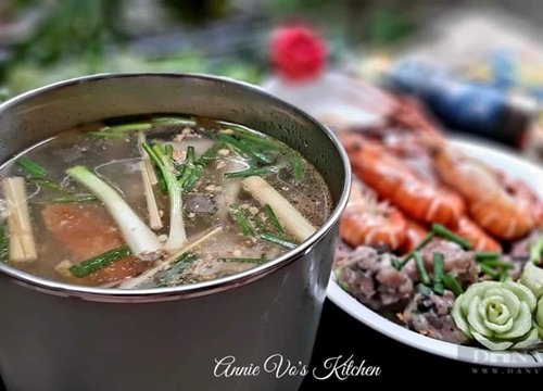 Nấu lẩu tôm càng thơm ngon hấp dẫn cho ngày trời lạnh