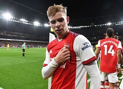 Smith Rowe lần đầu lên tuyển 'Tam Sư'