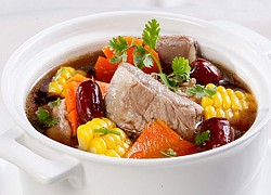 Canh sườn non táo đỏ