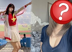 Có 1 hot girl đến SVĐ Mỹ Đình tối qua mà không được lên tivi: Trang phục gây tranh cãi