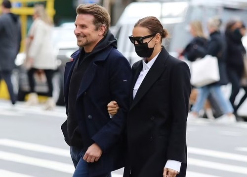 Irina Shayk và Bradley Cooper khoác tay dạo phố