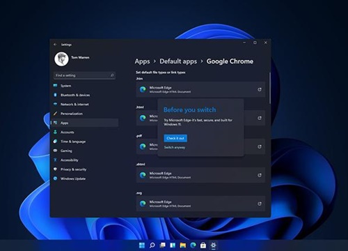 Microsoft thừa nhận gây khó cho việc chuyển đổi trình duyệt trong Windows 11