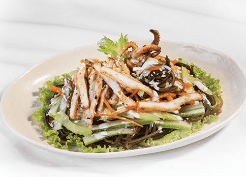 Salad mực phổ tai