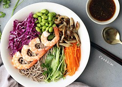 Trưa nay ăn gì: lần đầu thử salad mì soba mới lạ