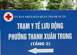 Hà Nội điều trị F0 nhẹ tại trạm y tế lưu động