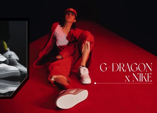 Hé lộ mẫu giày đánh dấu sự hợp tác đình đám lần 2 giữa G-Dragon và Nike