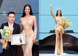 Kim Duyên nhận vương miện Phoenix, giới thiệu trang phục dạ hội cho đêm thi quan trọng Miss Universe