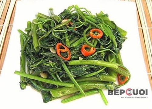 Rau muống xào mắm ruốc