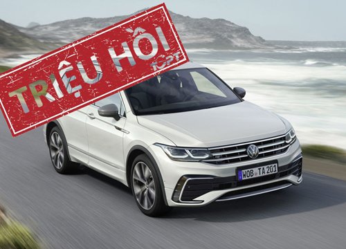 Triệu hồi Volkswagen Tiguan vì rò rỉ dầu phanh