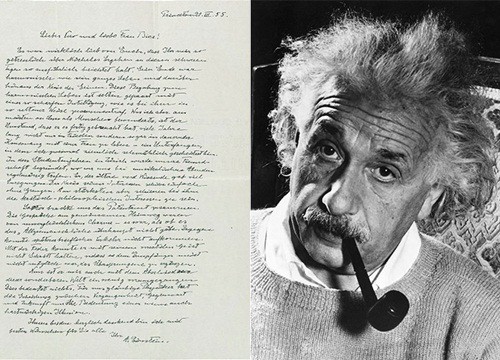 Đấu giá bản thảo quý hiếm của Albert Einstein