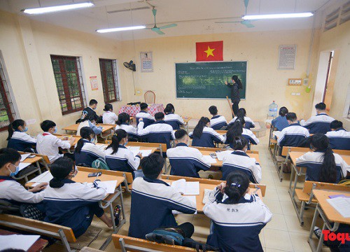 Hà Nội: Thêm 27 nghìn học sinh lớp 9 đến trường học trực tiếp