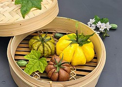 Làm bánh bao bí đỏ thơm lừng cho con