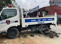 Làm rõ thông tin CSGT dùng xe công vụ chặn đường khiến học sinh gặp nạn