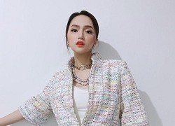 Hoa hậu Hương Giang 'nghiện' trang phục vải tweed, diện lên cực sang xịn