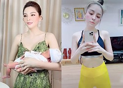 Saka Trương Tuyền khoe vóc dáng nuột nà sau khi sinh con chưa lâu