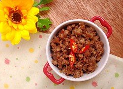 Thịt băm rang mắm ruốc ngon cơm