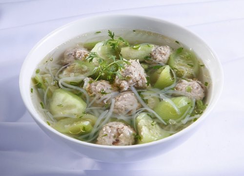 Canh mướp hương thịt viên