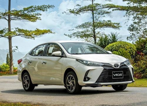 Giá lăn bánh Toyota Vios sau khi hưởng ưu đãi kép lệ phí trước bạ