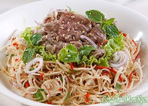 Gỏi bắp bò hoa