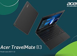 Laptop dành cho các bé học sinh Acer TravelMate B3: Thời lượng pin tốt, độ bền chuẩn quân đội, giá chỉ 10 triệu đồng