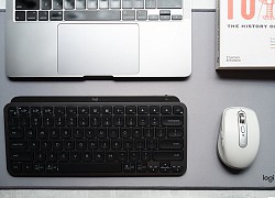 "Trên bàn" phím không dây văn phòng Logitech MX Keys Mini và lót bàn kèm theo