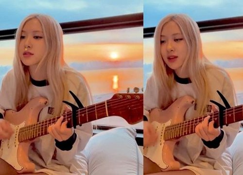 3 giờ sáng Rosé (BLACKPINK) tung video đánh đàn khoe giọng hát cực ngọt, nhưng background mới là điểm gây chú ý nhất!