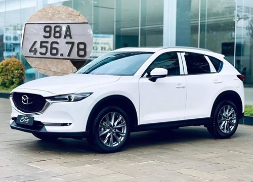 Chủ xe Mazda CX-5 tại Bắc Giang bốc trủng "biển khủng" - 456.78