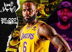 LeBron James chạm mốc 36.000 điểm: Dấu ấn tuổi 37 và ngày trở thành vĩ đại không còn xa