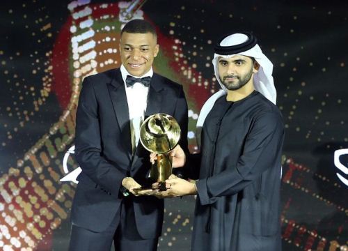 Mbappe lần đầu giành giải Dubai Global Soccer Award