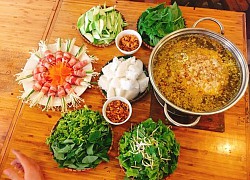 Món lẩu cua đồng Tây Nguyên mang hương vị ấm nồng