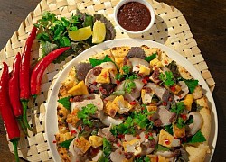 Món Pizza bún đậu mắm tôm mới lạ hấp dẫn