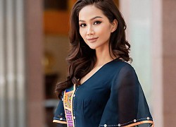 "Tiểu vũ trụ" Miss Universe Vietnam tranh thủ chăm da, làm náo loạn cả sân bay Dubai