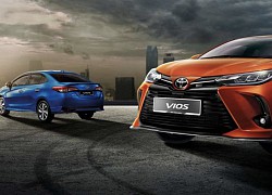 Toyota Vios 2022 ra mắt, bổ sung màu sơn ngoại thất mới nổi bật