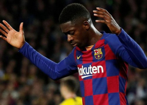 Barca chờ 'phao cứu sinh' Ousmane Dembele