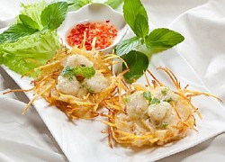 Cồi sò điệp chiên khoai