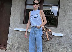 Kiểu quần jeans được sao Việt diện nhiều hơn cả skinny jeans vì chuẩn thời thượng, kéo chân dài tít tắp