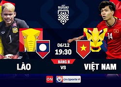 Trực tiếp bóng đá Lào vs Việt Nam vòng bảng AFF Cup 2020