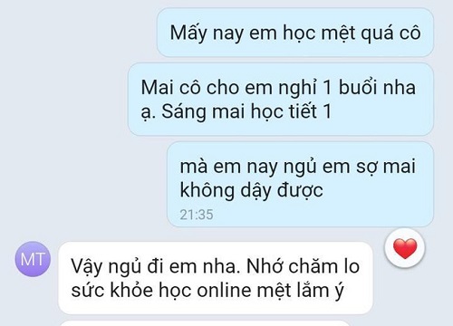 Giáo viên trả lời quá khéo khi thấy nữ sinh xin nghỉ học online 1 buổi: Đọc xong chỉ ước cô dạy lớp mình mỗi ngày!