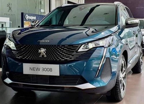 Giá lăn bánh Peugeot 3008 sau khi giảm 50% lệ phí trước bạ