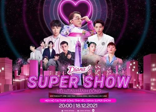 Nóng: Sơn Tùng M-TP chính thức xác nhận góp mặt tại Đại nhạc hội trực tuyến Diana Super Show - Yêu. Tin. Hành Động ngày 18/12