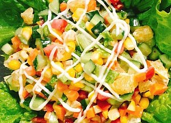 Salad rau củ trộn xốt mayonnaise