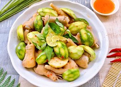 Tuyệt chiêu làm chân gà trộn xoài non chua cay cực đã