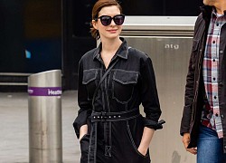 Càng gần 40 tuổi, Anne Hathaway càng mặc đồ trẻ trung, style chỉ trung thành với những món cơ bản