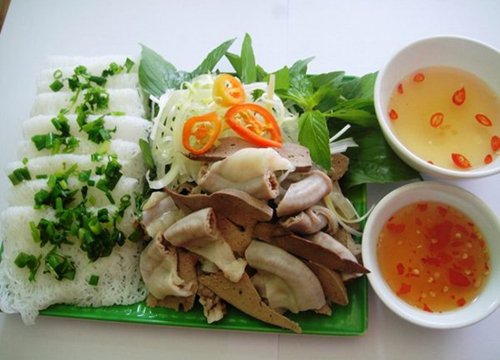 Món bánh hỏi lòng heo Phú Long Bình Thuận