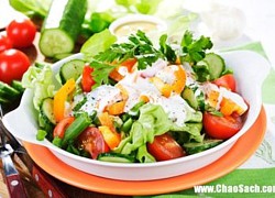 Salad bông cải thịt nguội