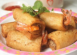 Sandwich cuốn tôm