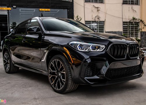 Cận cảnh BMW X6 M đời 2021 đầu tiên về Việt Nam