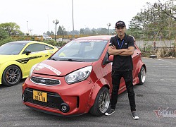 Tài xế taxi ở Hà Nội bỏ 70 triệu độ Kia Morning để chơi drift